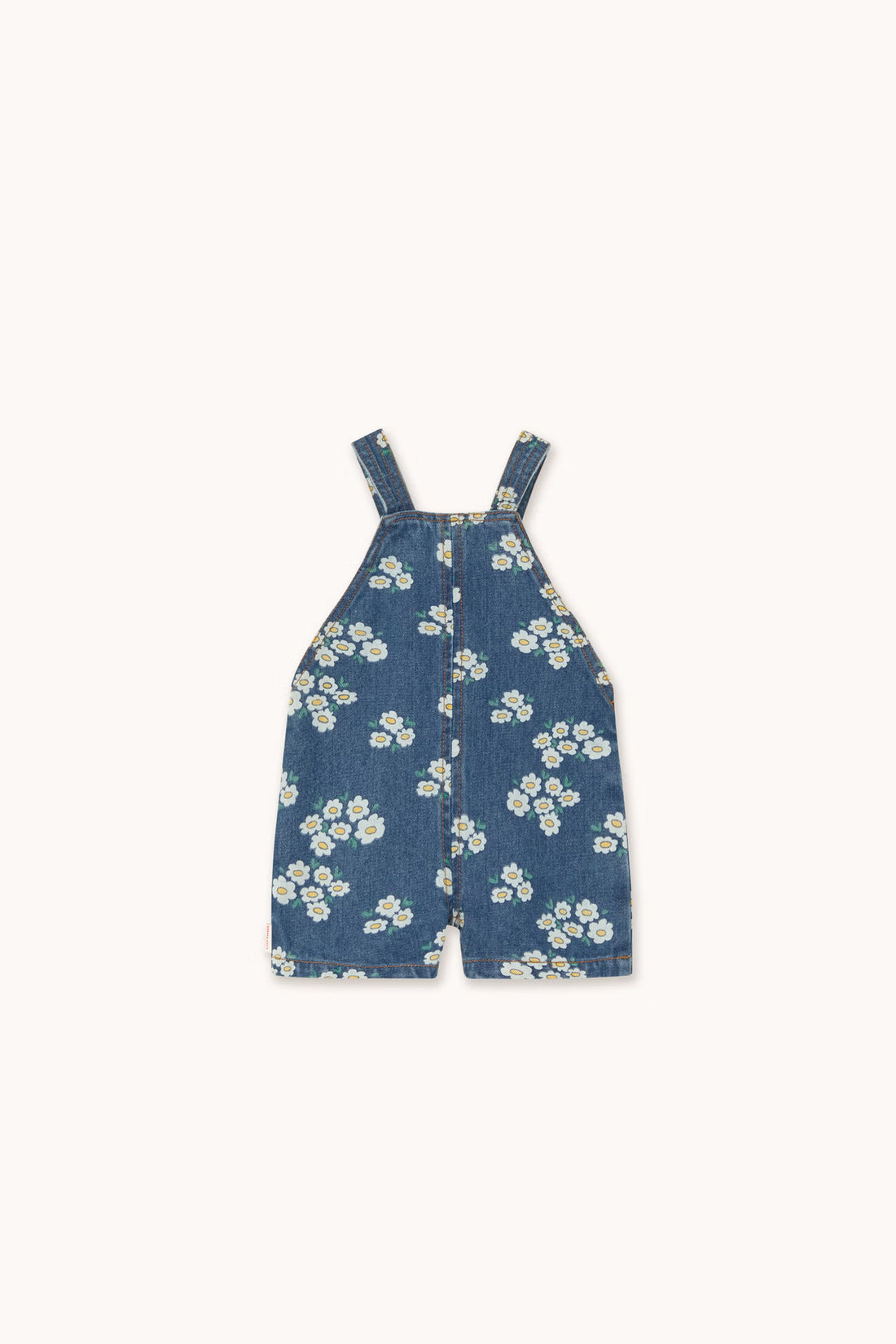 Tinycottons Blossoms Denim Short Dungaree