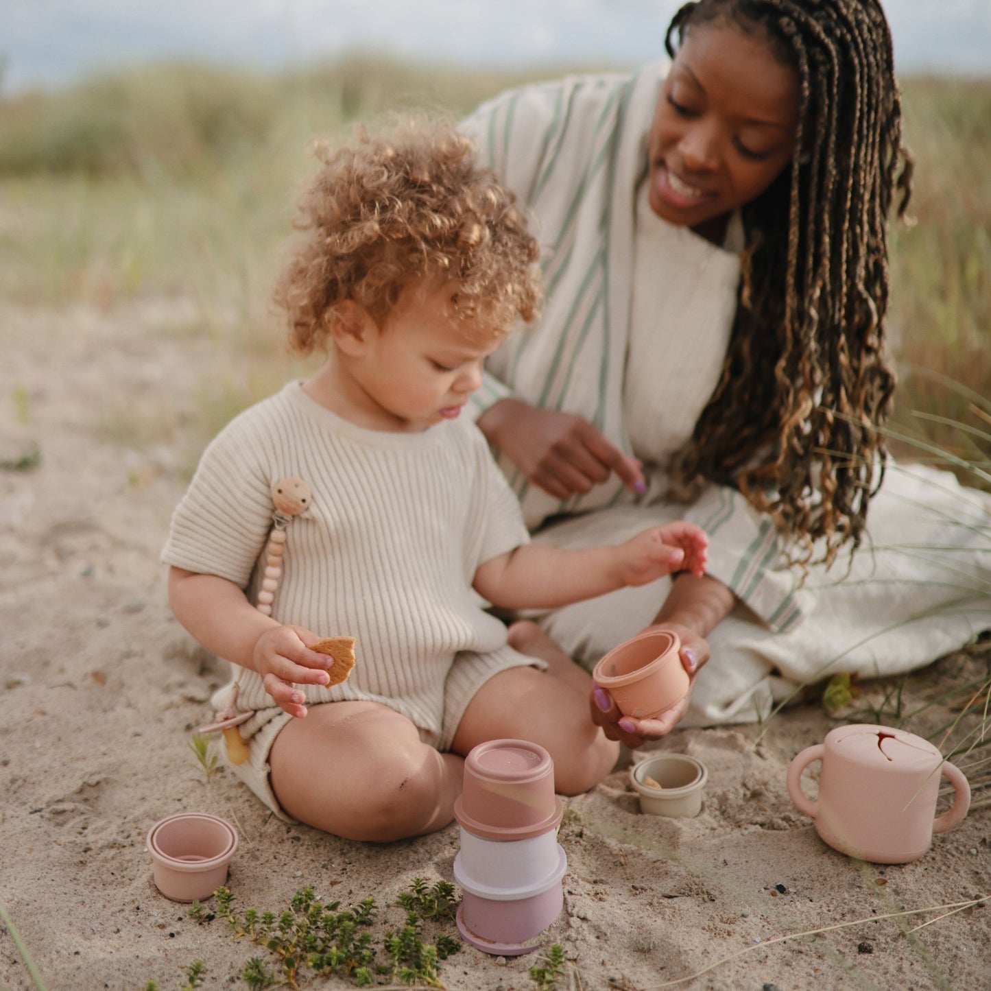 Stacking Cups Toy mushie - enjoykidsus