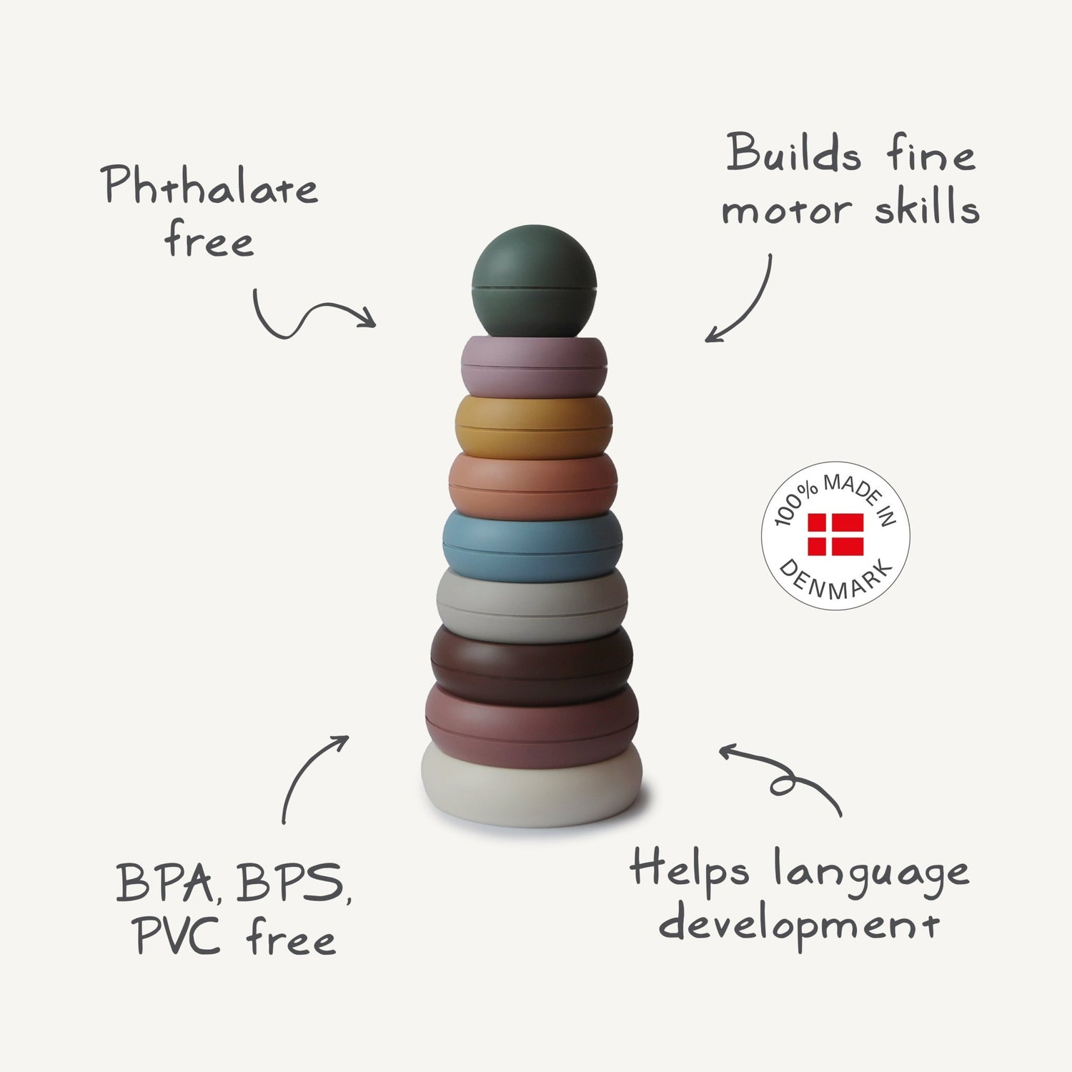 Stacking Rings Toy mushie