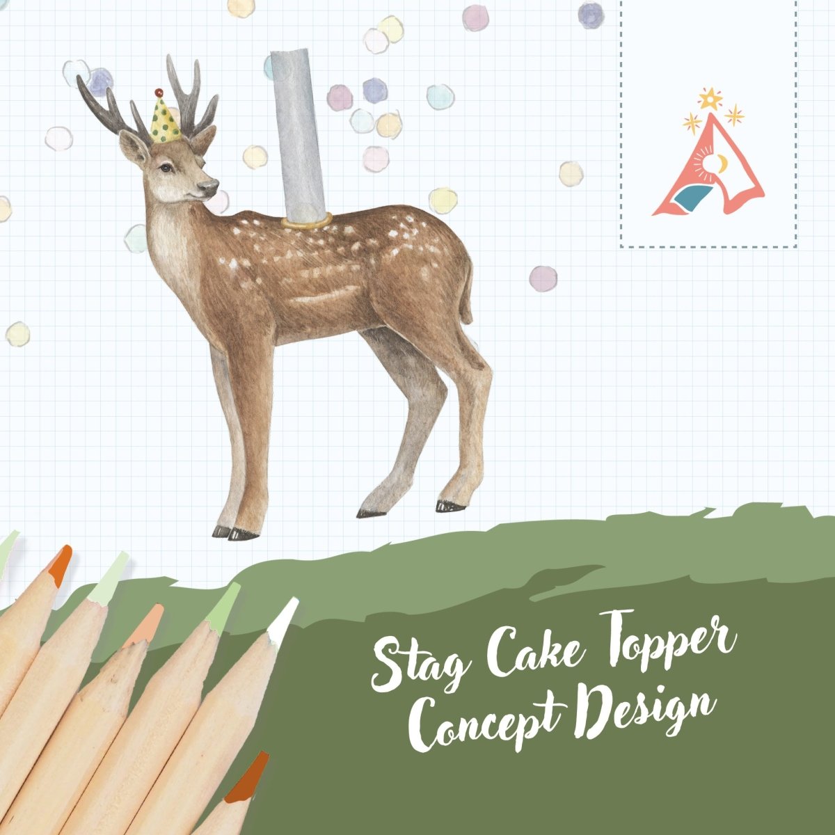 Celebrate birthdays with the Camp Hollow Dachshund Birthday Candle Holder. A hand-painted porcelain cake topper and candle holder, perfect for dog lovers, puppy-themed parties, keepsake gifts, and special celebrations at EnjoyKids Boutique.