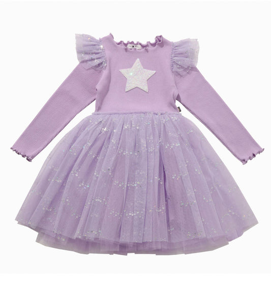 Star Frill Tutu Dress Petite Hailey - enjoykidsus