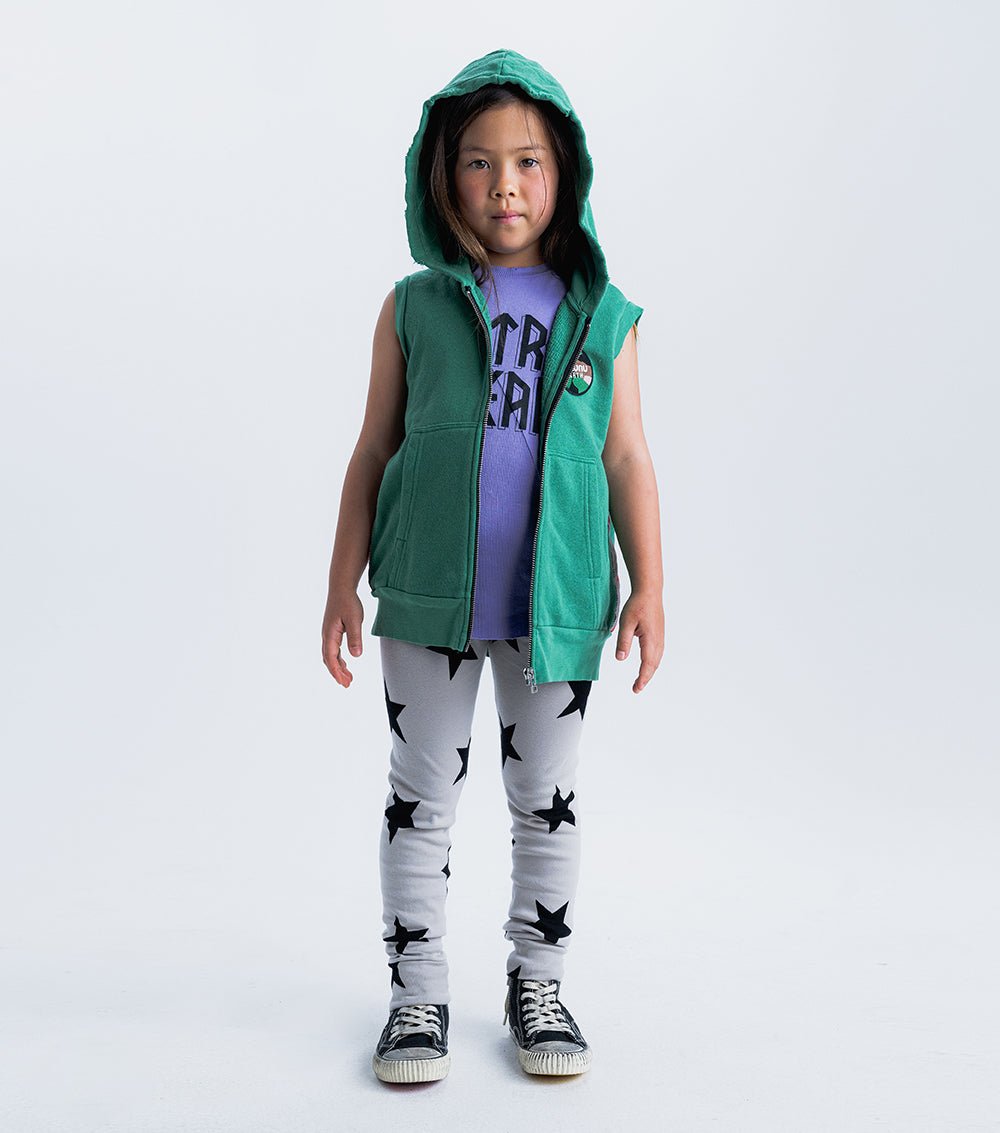 STAR LEGGINGS - SMOKEY GREY NUNUNU
