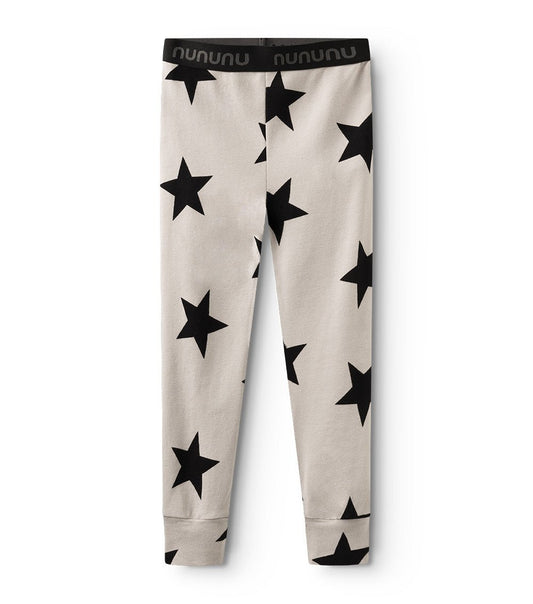 STAR LEGGINGS - SMOKEY GREY NUNUNU - enjoykidsus