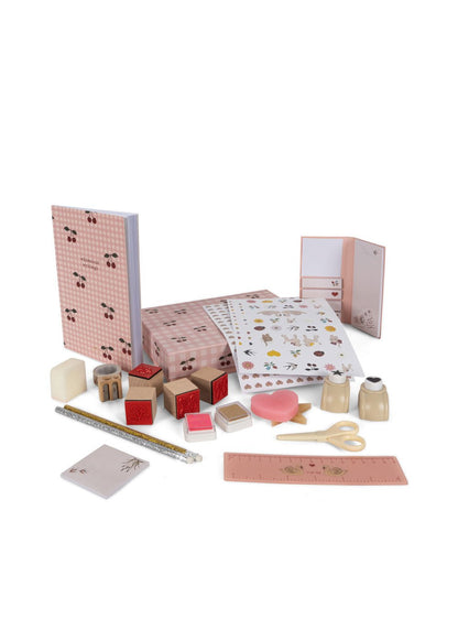 STATIONERY SET - CHERRY MIX GIRL Konges Sløjd - enjoykidsus