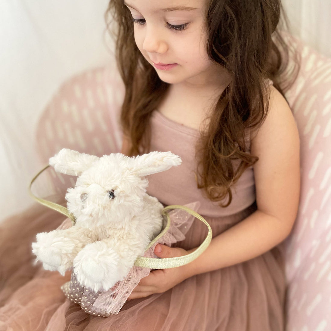 Sugar Maltese Puppy Plush Toy and Purse Set MON AMI