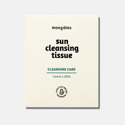 Sun Cleansing Tissue Box for 20 EA Mongdies - enjoykidsus