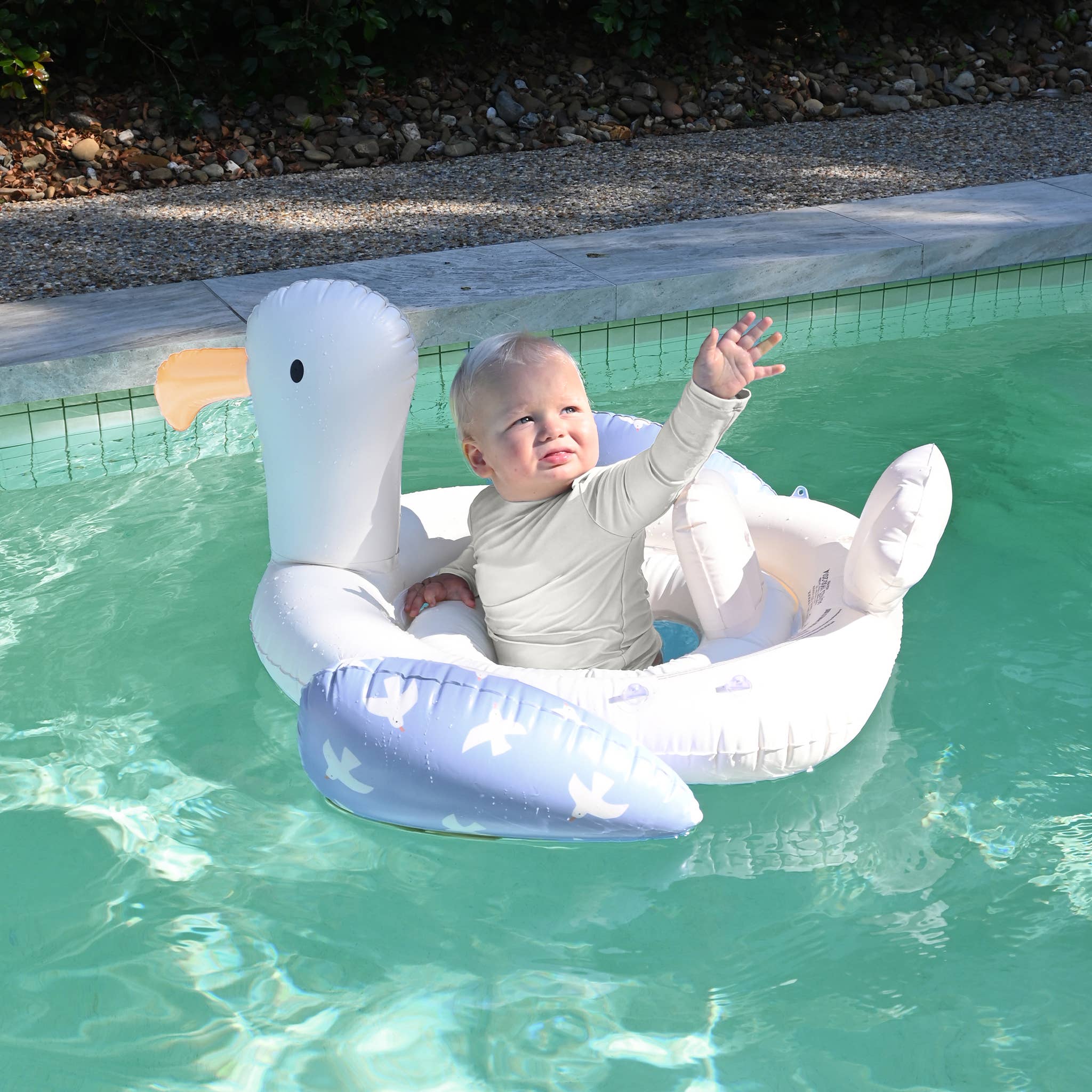 Sunnylife - Baby Float Sid the Seagull Blue Sunnylife