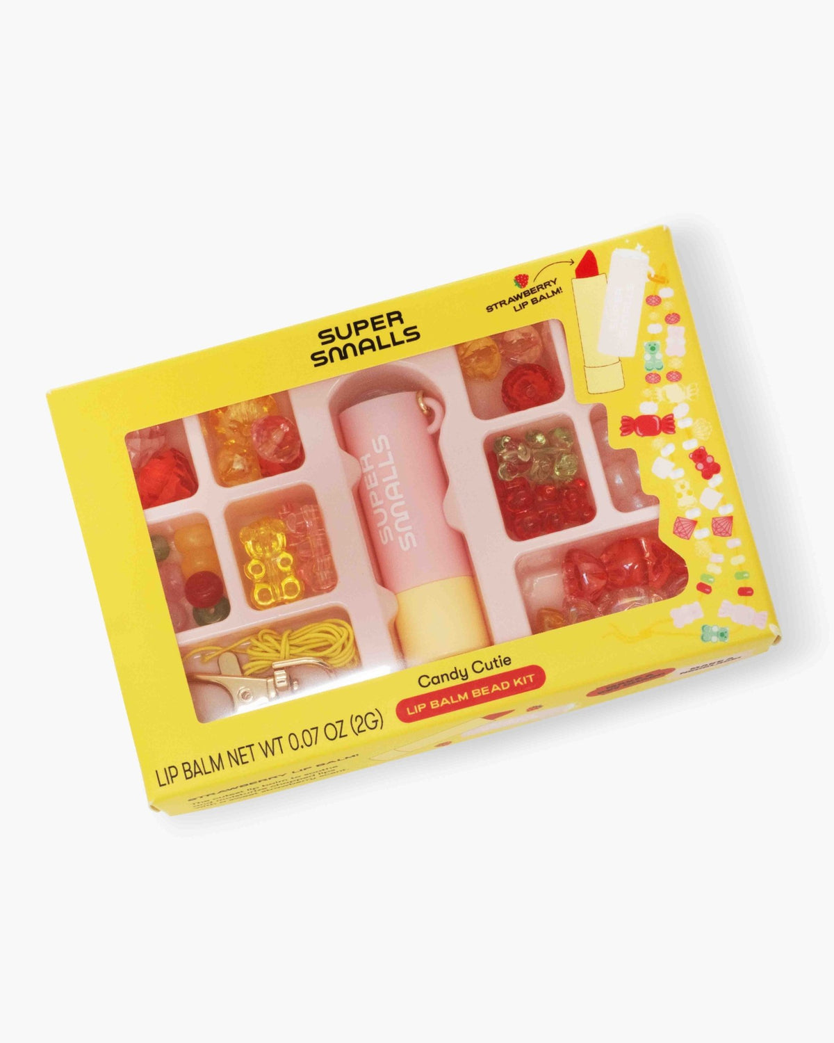 Super Smalls Candy Cutie lip balm bead kit for kids
