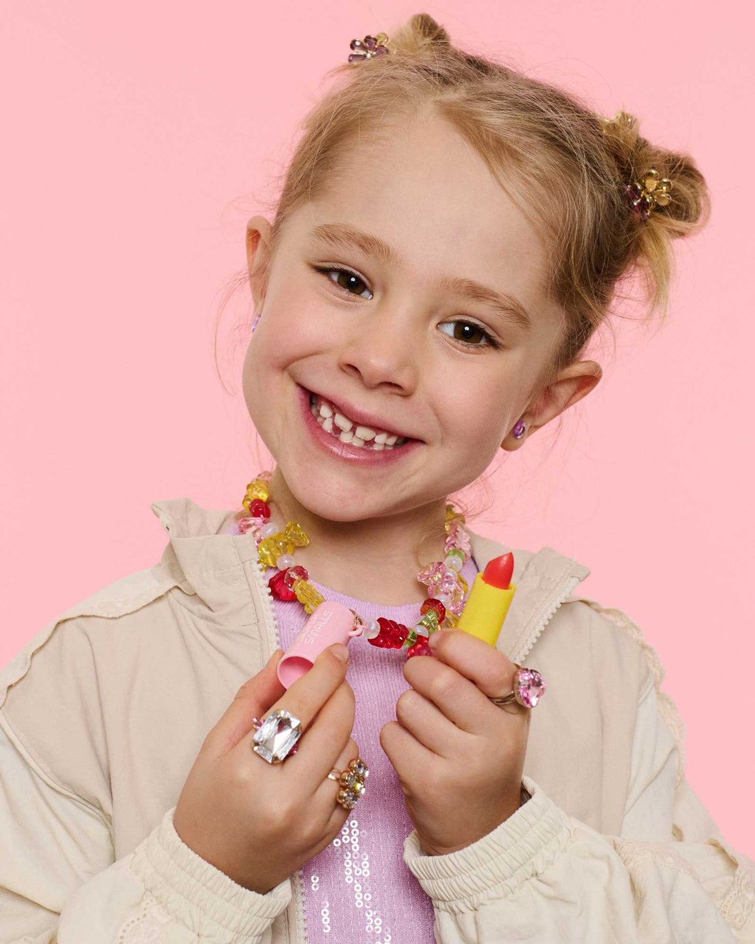 Super Smalls Candy Cutie lip balm bead kit for kids
