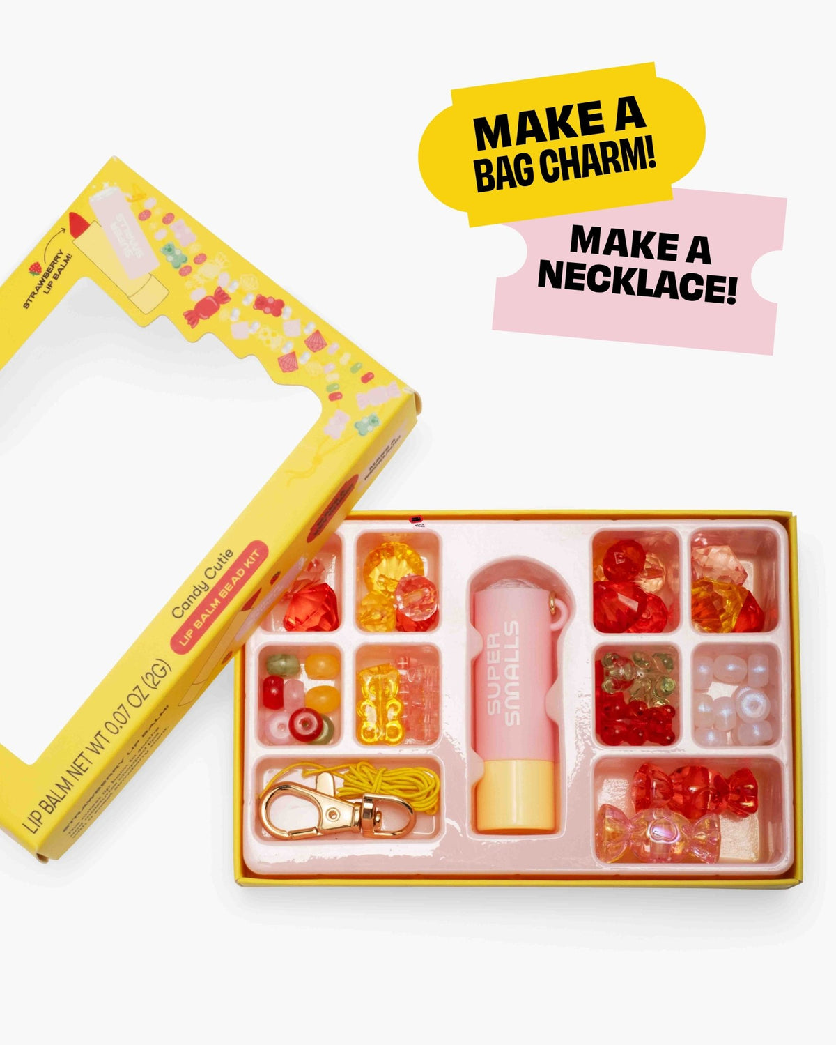 Super Smalls Candy Cutie lip balm bead kit for kids

