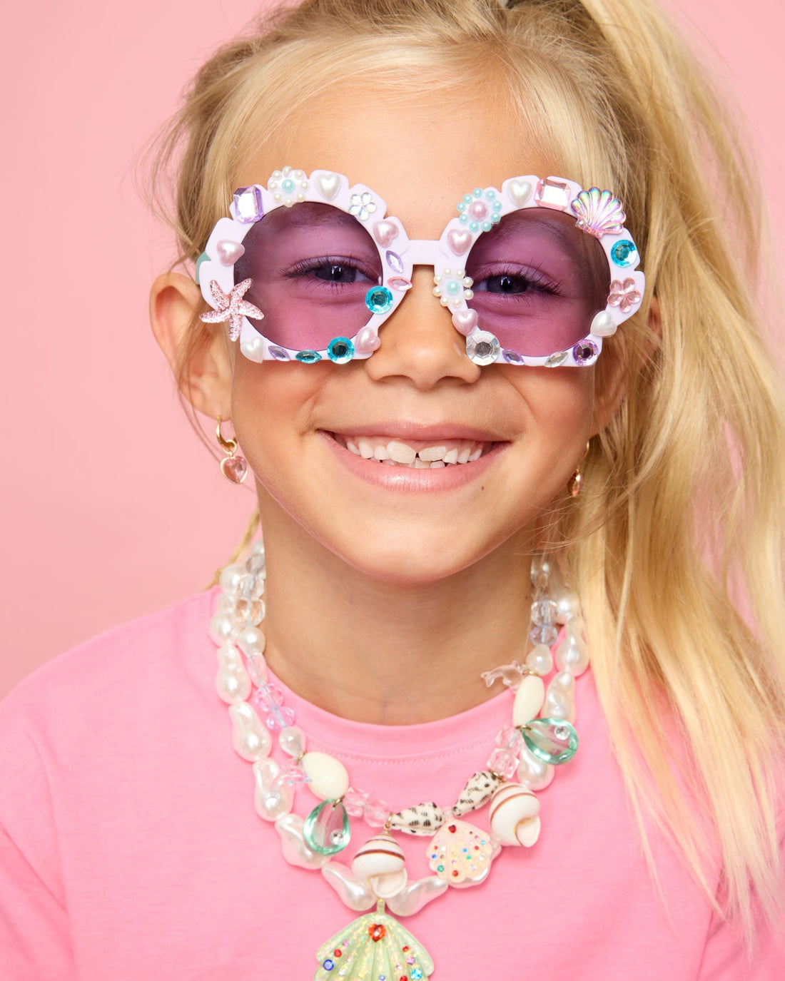 Super Smalls Mermaid Splash &amp; Sparkle Gemify kids sunglasses and case
