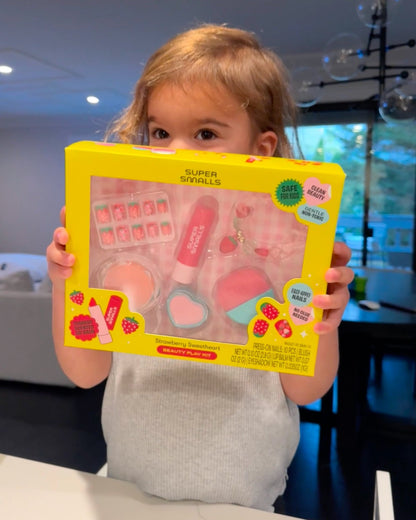 Super Smalls Strawberry Sweetheart Beauty Play Kit contents