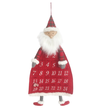 Tartan Santa Advent Calendar MON AMI - enjoykidsus