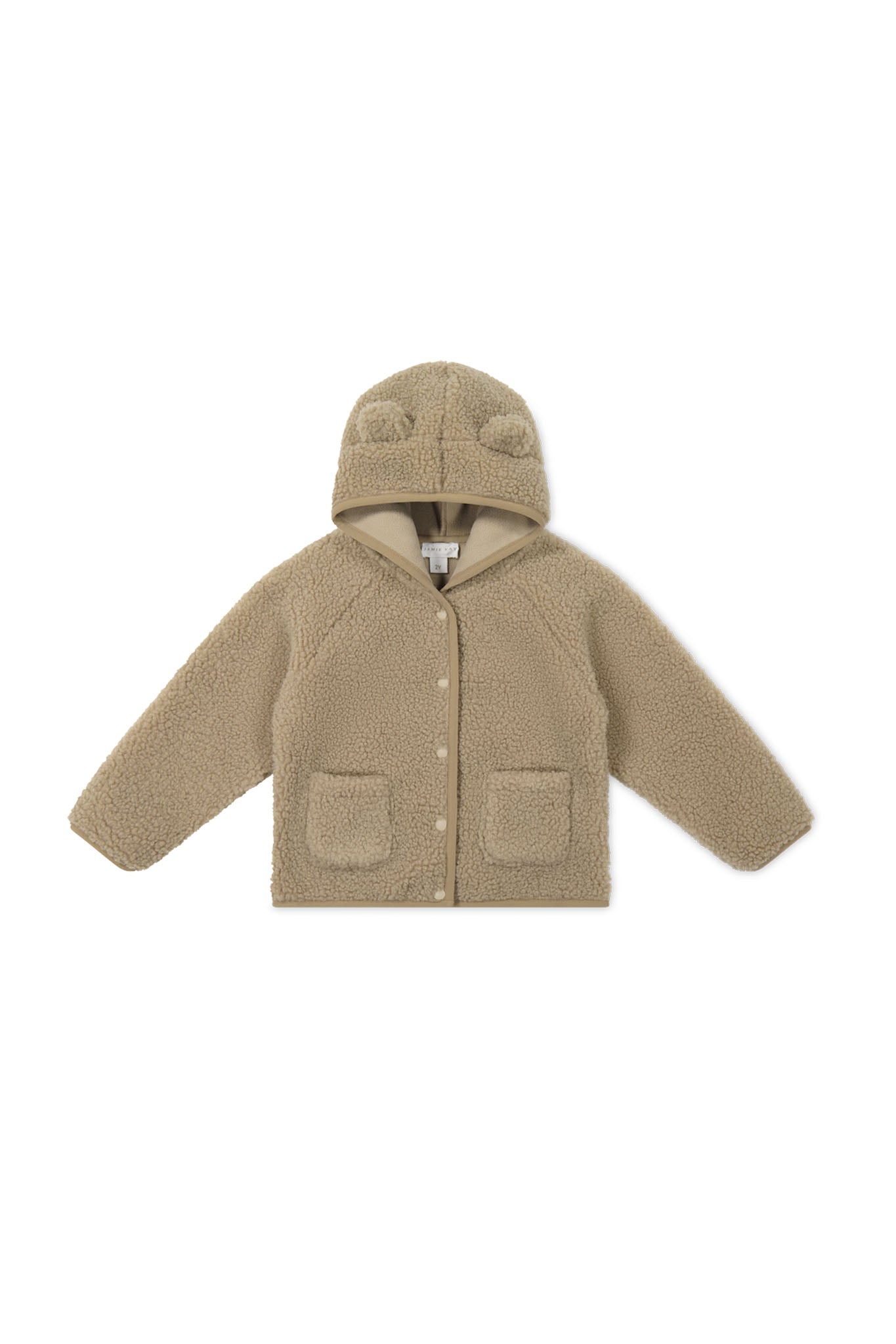 Tatum Sherpa Jacket - Cashew Jamie Kay - enjoykidsus