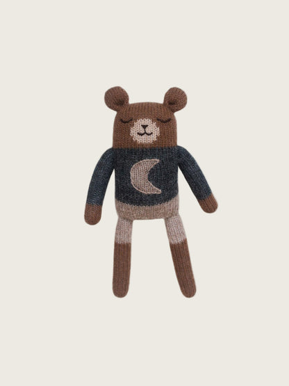 Organic Zoo Teddy Soft Toy - Midnight image 1