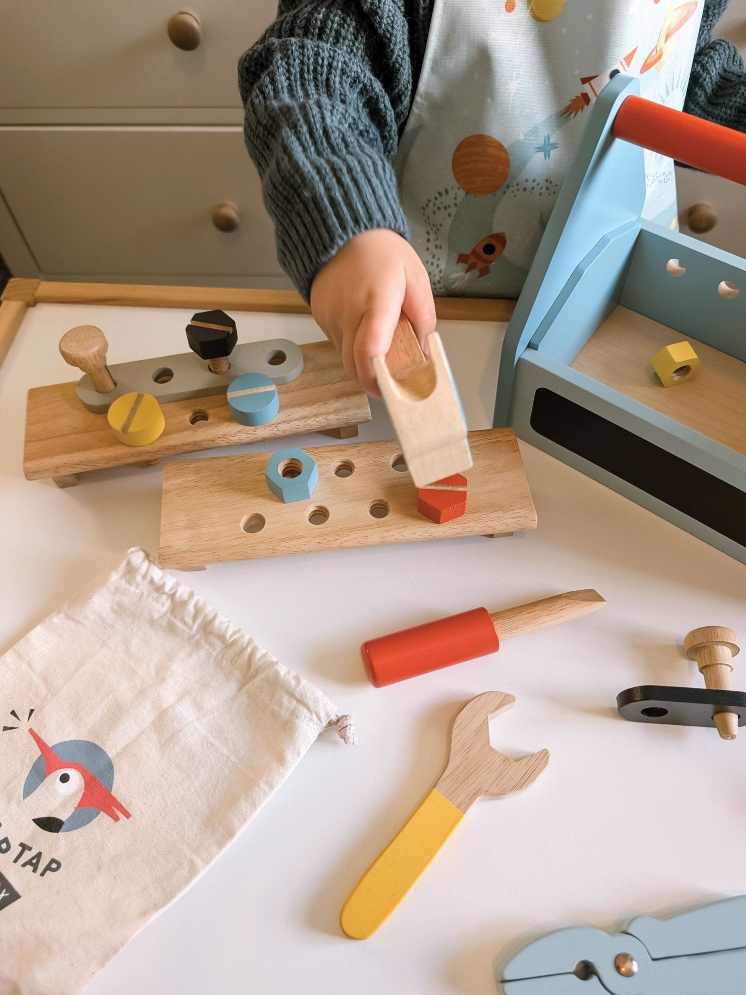 Tender Leaf Toys Tap Tap Tool Box Tender Leaf Toys