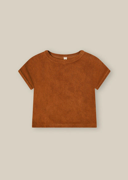 Terracotta Terry Boxy T-shirt Organic Zoo - enjoykidsus