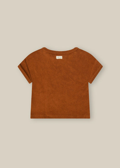 Terracotta Terry Boxy T-shirt Organic Zoo - enjoykidsus