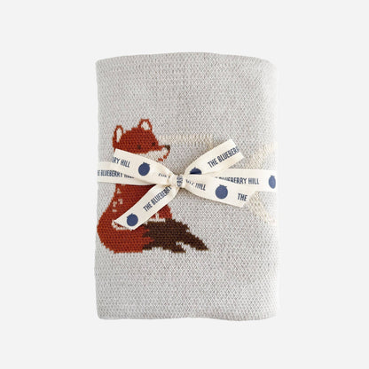 The Blueberry Hill - Blanket ABC Woodland Baby Organic Cotton Back to School Kid The Blueberry Hill