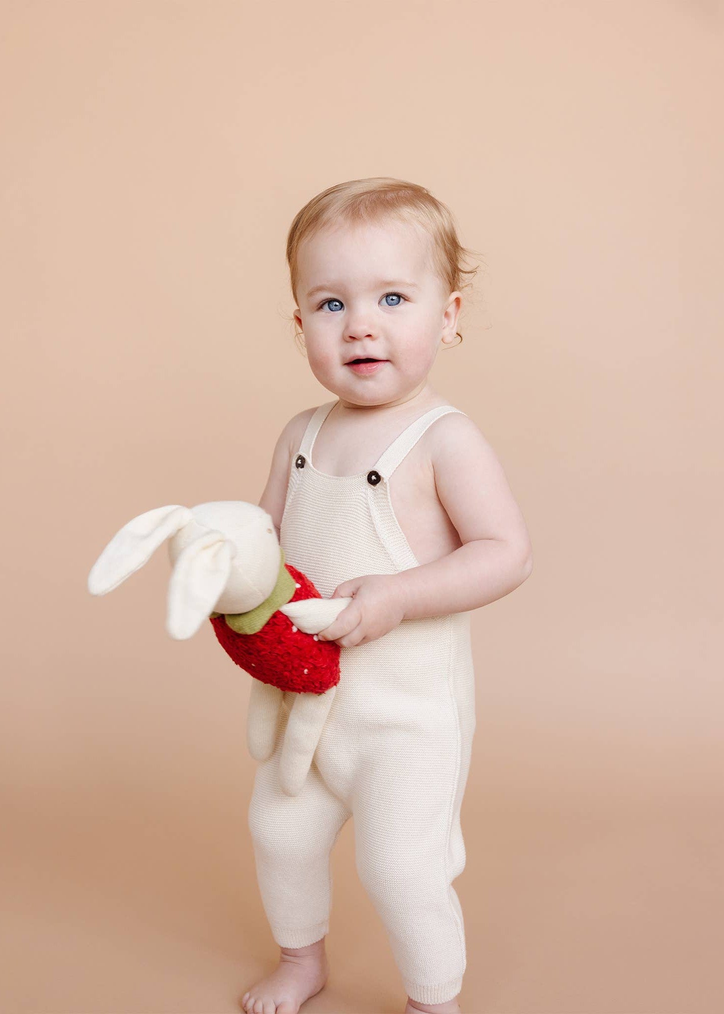 The Blueberry Hill - Bunny Strawberry Plushie Baby Kids Toy Stuffed Animal Spring The Blueberry Hill - enjoykidsus