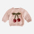 The Blueberry Hill Cherry Pullover Sweater | Baby & Toddler Knit The Blueberry Hill