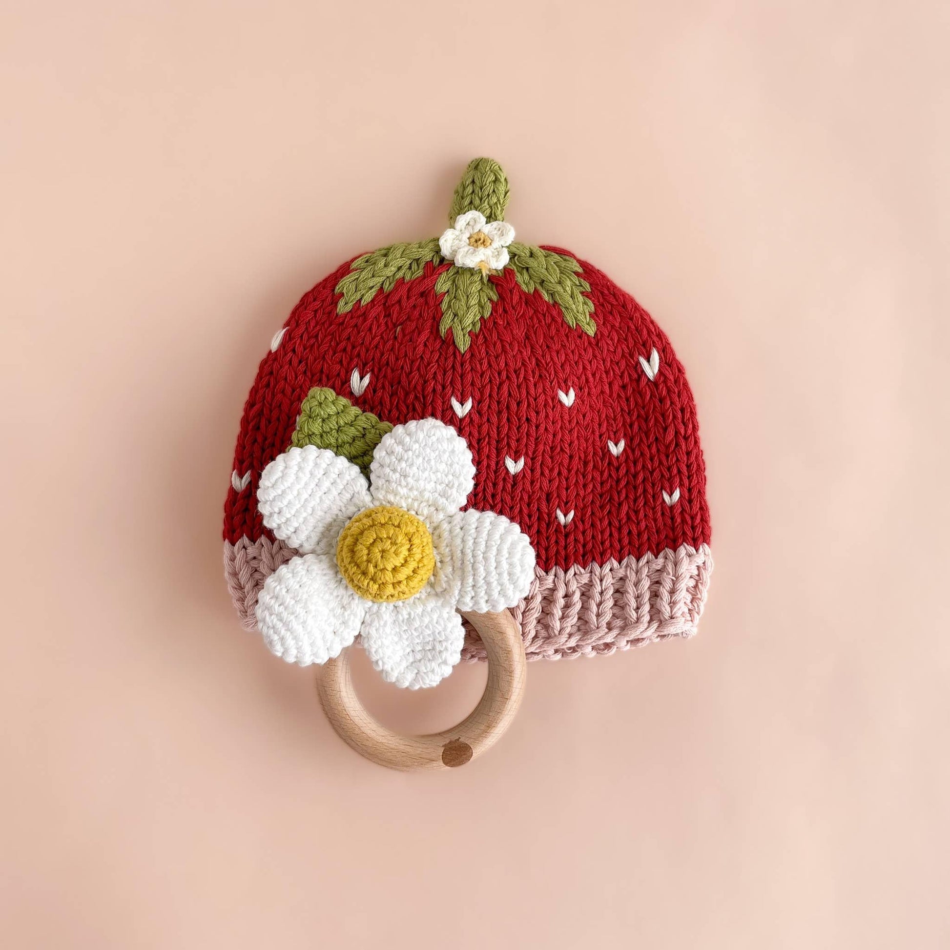 The Blueberry Hill - Cotton Addie Strawberry beanie The Blueberry Hill - enjoykidsus