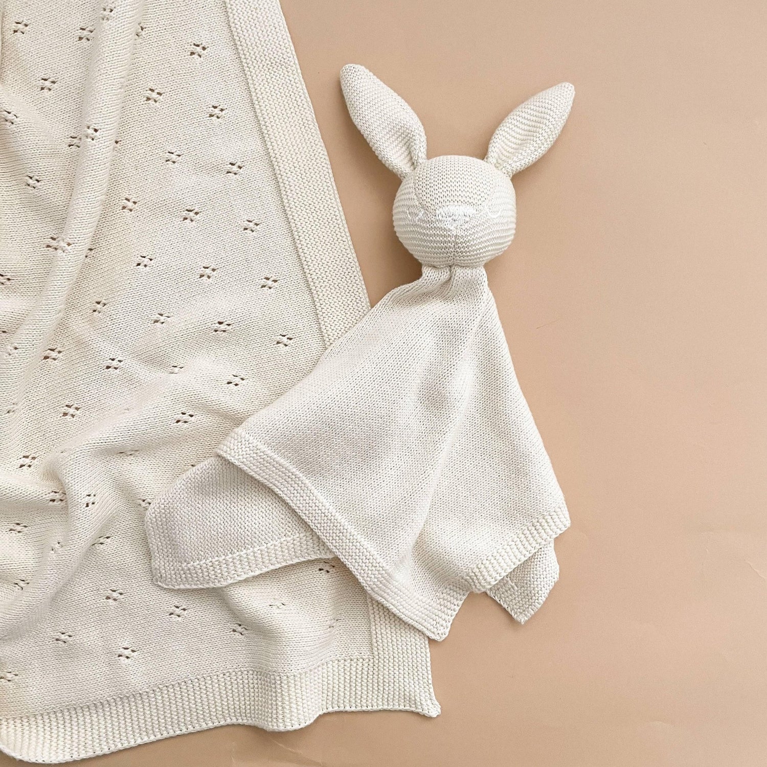 The Blueberry Hill - Heirloom Pique Blanket Cream Organic Cotton Baby Gift Summer The Blueberry Hill