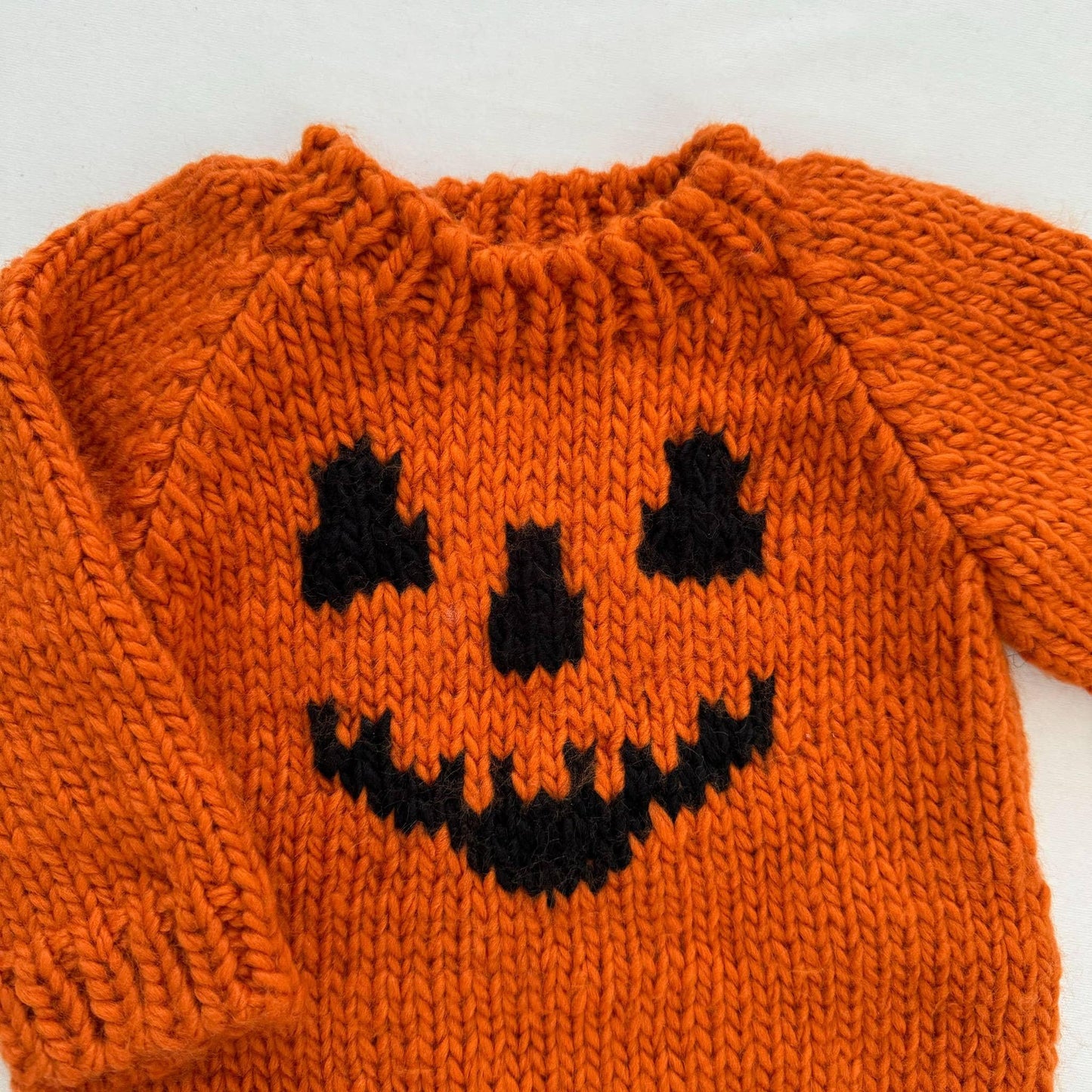 The Blueberry Hill - Jack - o - lantern Sweater, Orange | Baby Kid Halloween Pumpkin: M; 2 - 3Y The Blueberry Hill - enjoykidsus