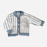 The Blueberry Hill Cotton Stripe Heart Cardigan – Blue

