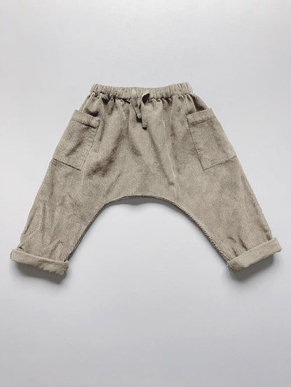 The Corduroy Harem Trouser - OATMEAL The Simple Folk - enjoykidsus