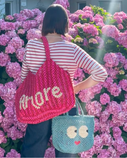 The Jacksons Amore Jute Tote Bag-Dora The Jacksons