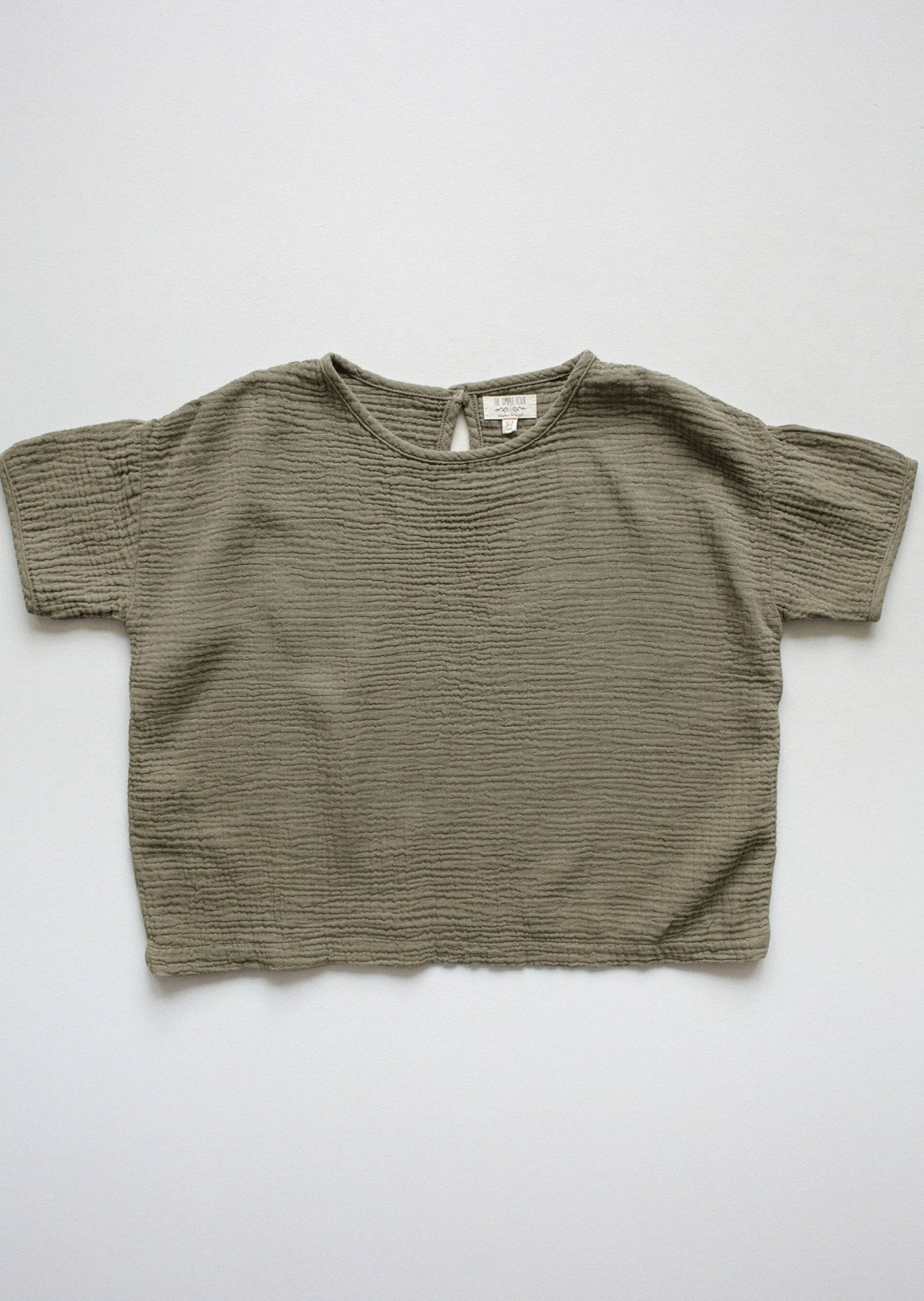 The Muslin Top - Sage The Simple Folk - enjoykidsus