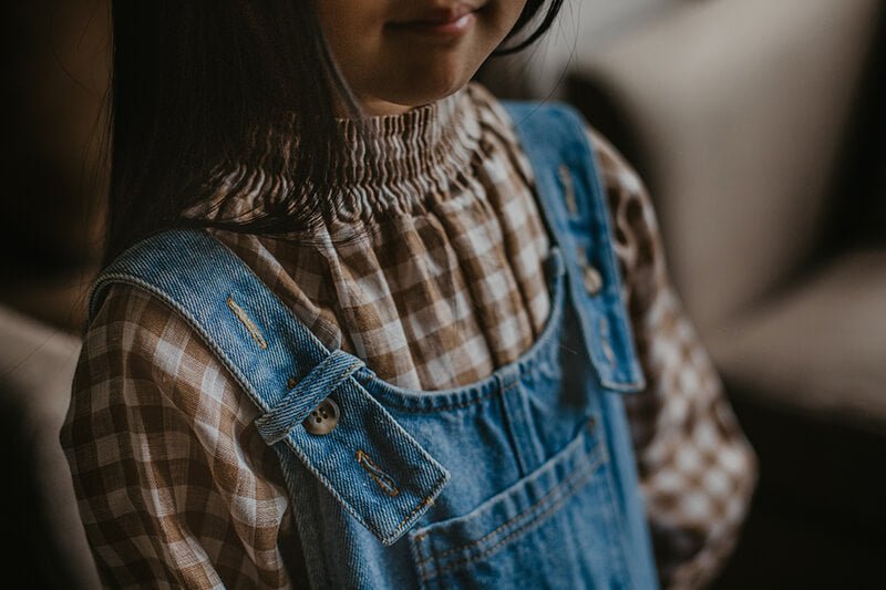 The Oversized Denim Dungaree The Simple Folk - enjoykidsus