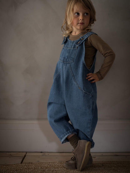 The Oversized Denim Dungaree The Simple Folk - enjoykidsus