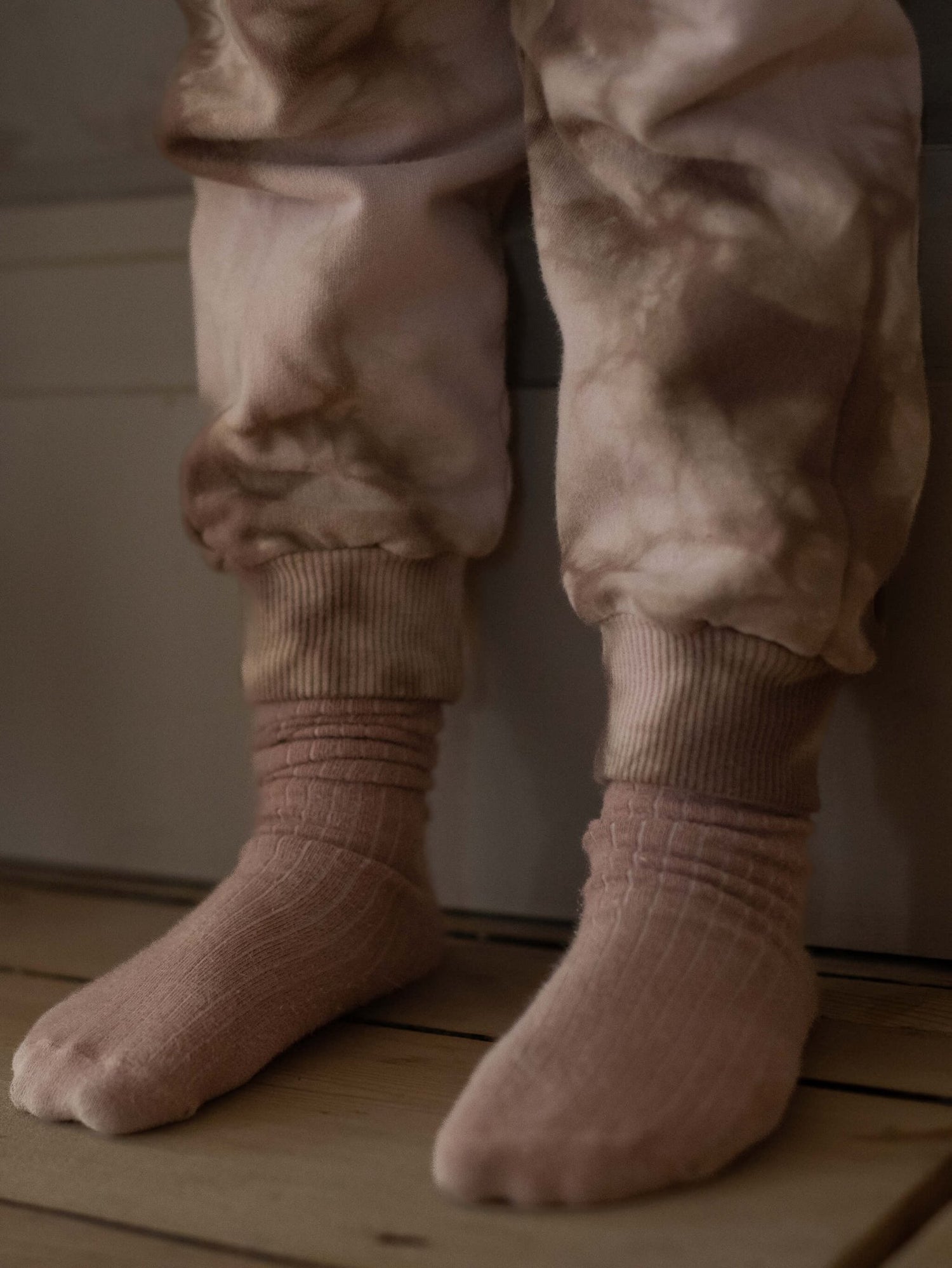 The Simple Folk The Ribbed Sock - Antique Rose The Simple Folk