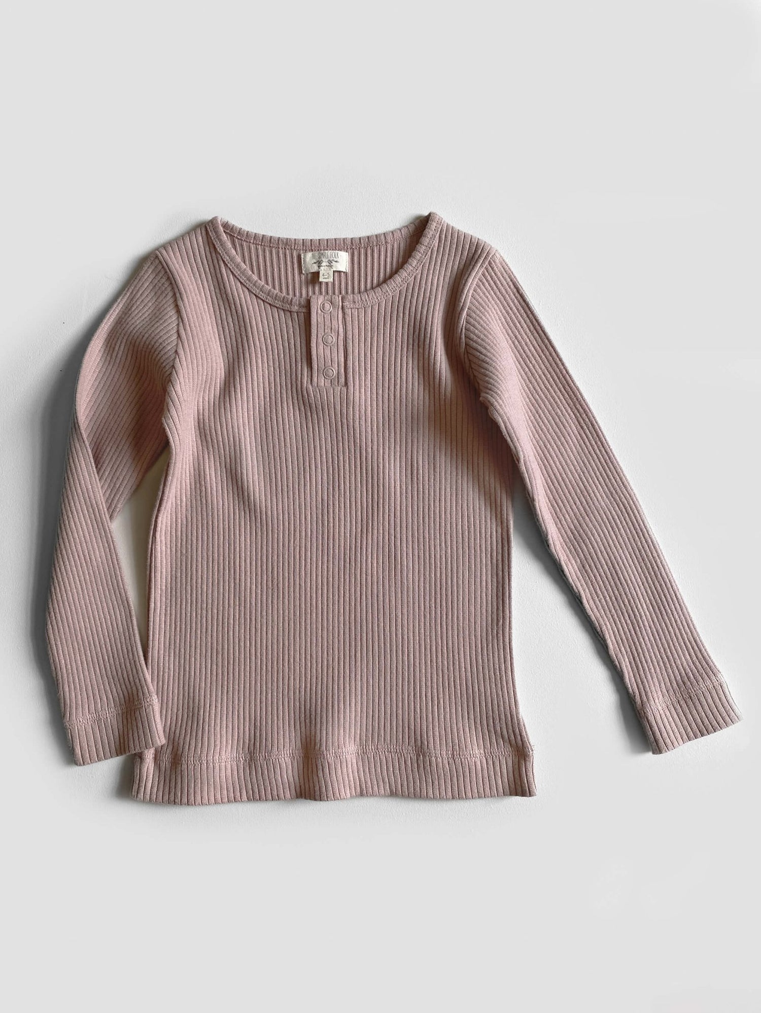 The Simple Folk The Ribbed Top - Antique Rose The Simple Folk