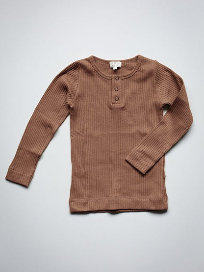 The Ribbed Top - Cinnamon The Simple Folk - enjoykidsus