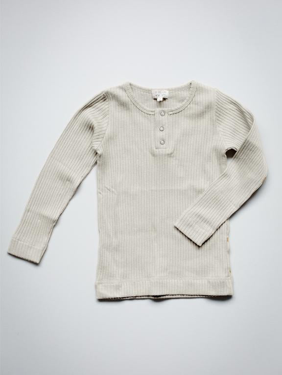 The Ribbed Top - Ecru The Simple Folk - enjoykidsus