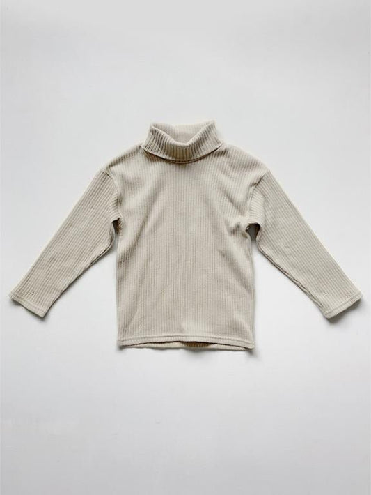 The Ribbed Turtleneck - ECRU The Simple Folk - enjoykidsus