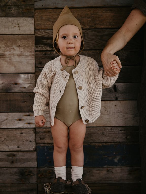 The Simple Folk The Chunky Cardigan - Oatmeal The Simple Folk
