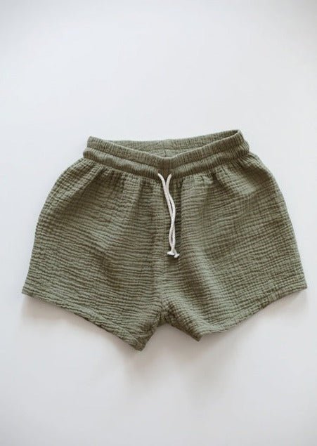 The Simple Folk The Muslin Short - Sage The Simple Folk - enjoykidsus