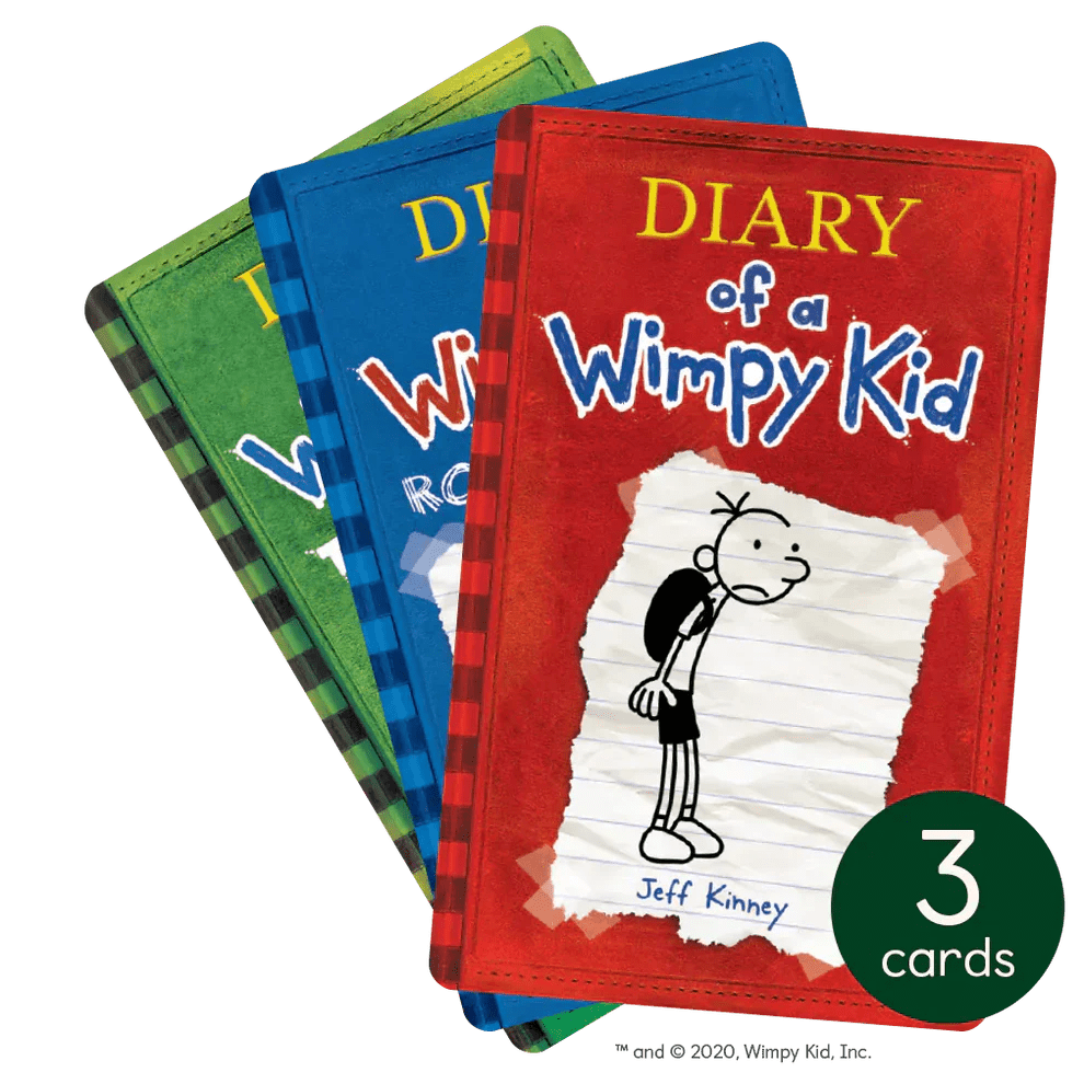 The Wimpy Kid Collection - 3 Audiobook Cards Yoto