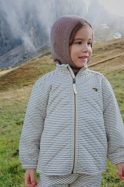 THERMO JACKET - stripe bluie Konges Sløjd