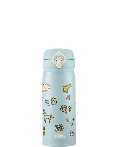 [Thermos X Zero Per Zero] Graphic One Touch Tumbler 400ml - Blue Thermos