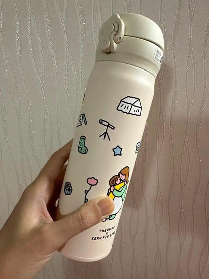 [Thermos X Zero Per Zero] Graphic One Touch Tumbler 500ml Thermos - enjoykidsus