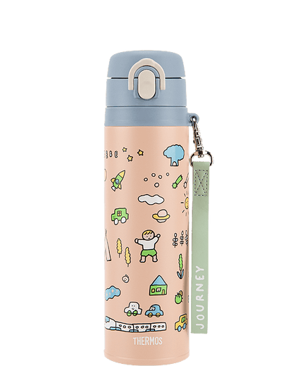 [Thermos X Zero Per Zero] Strap One Touch Tumbler 550ml Thermos - enjoykidsus