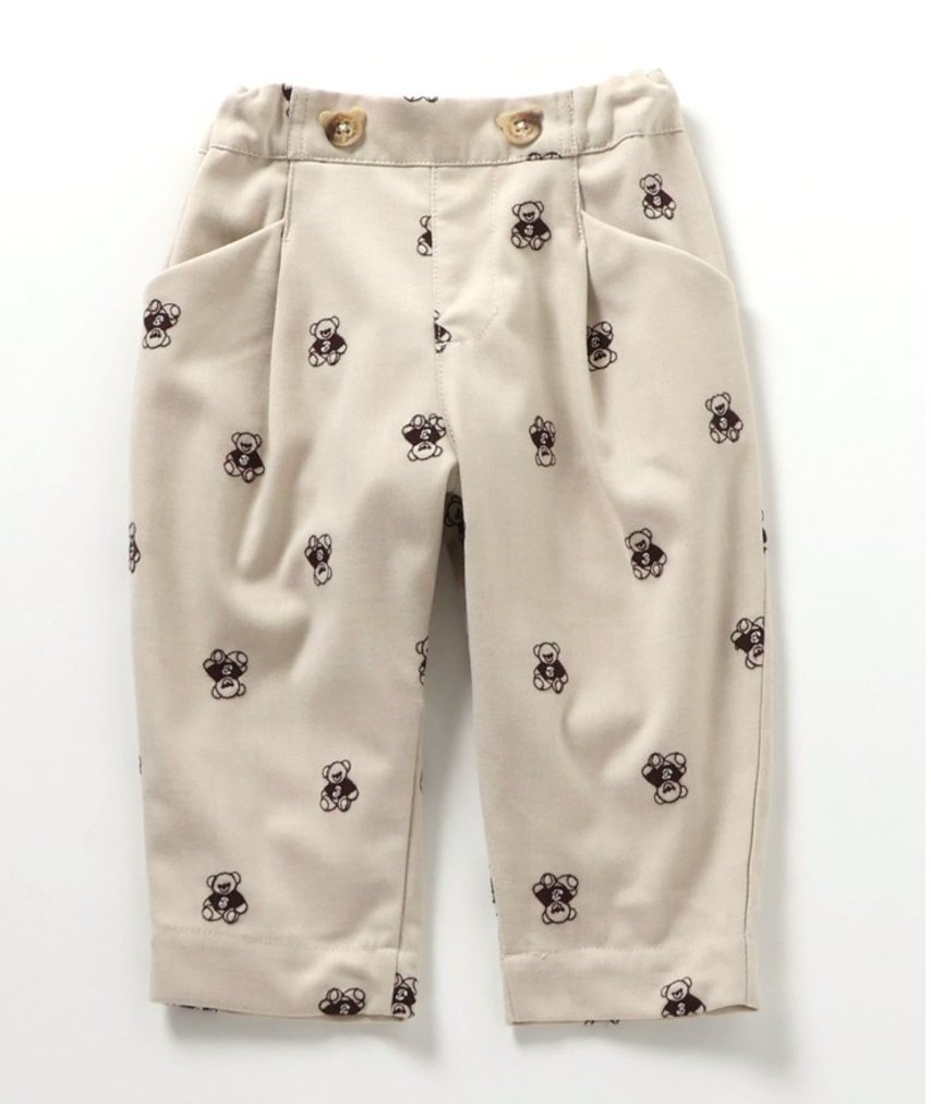 tiny bear all - over print long pants, 10 - minute length other brands - enjoykidsus