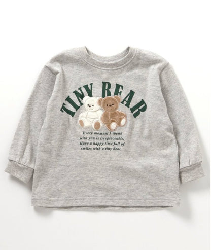 Tiny bear logo motif T-shirt other brands - enjoykidsus