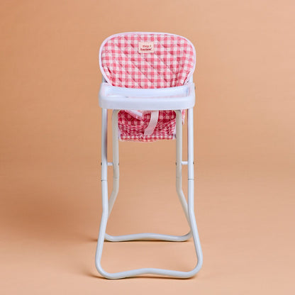 Tiny Harlow Doll Highchair – Pink Gingham — product image 2