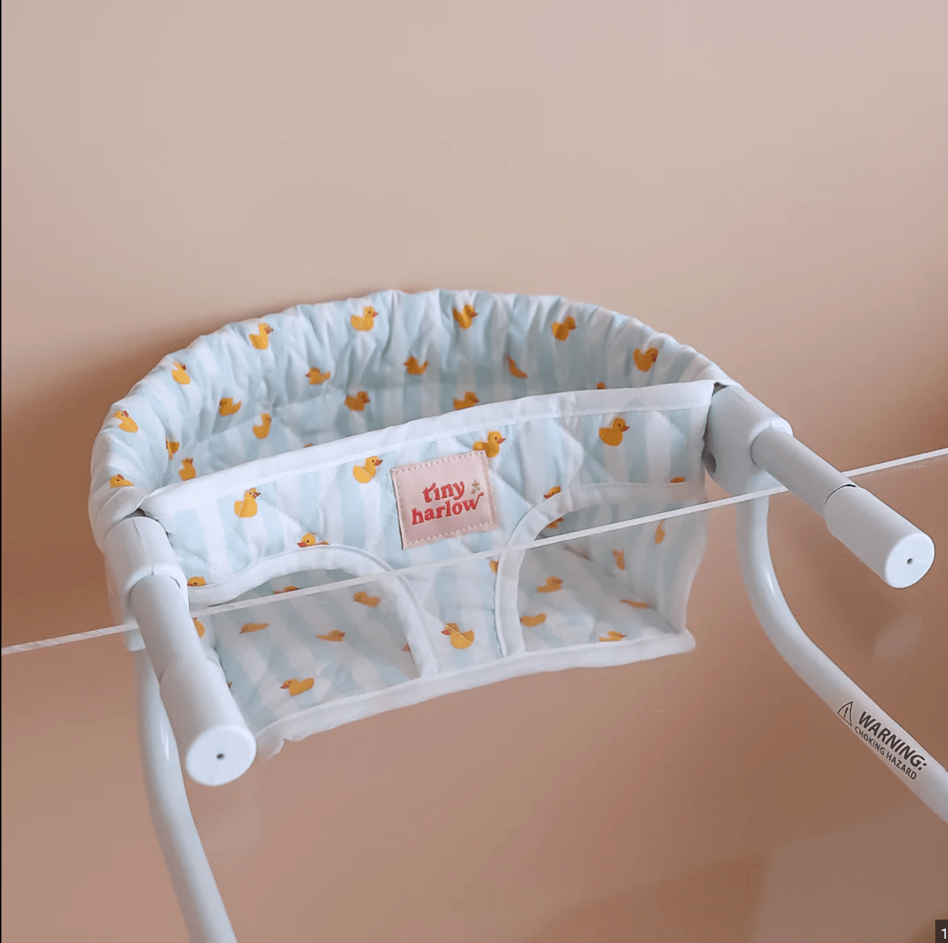 Tiny Harlow - North America - Feeding chair for doll - Blue ducky Tiny Harlow